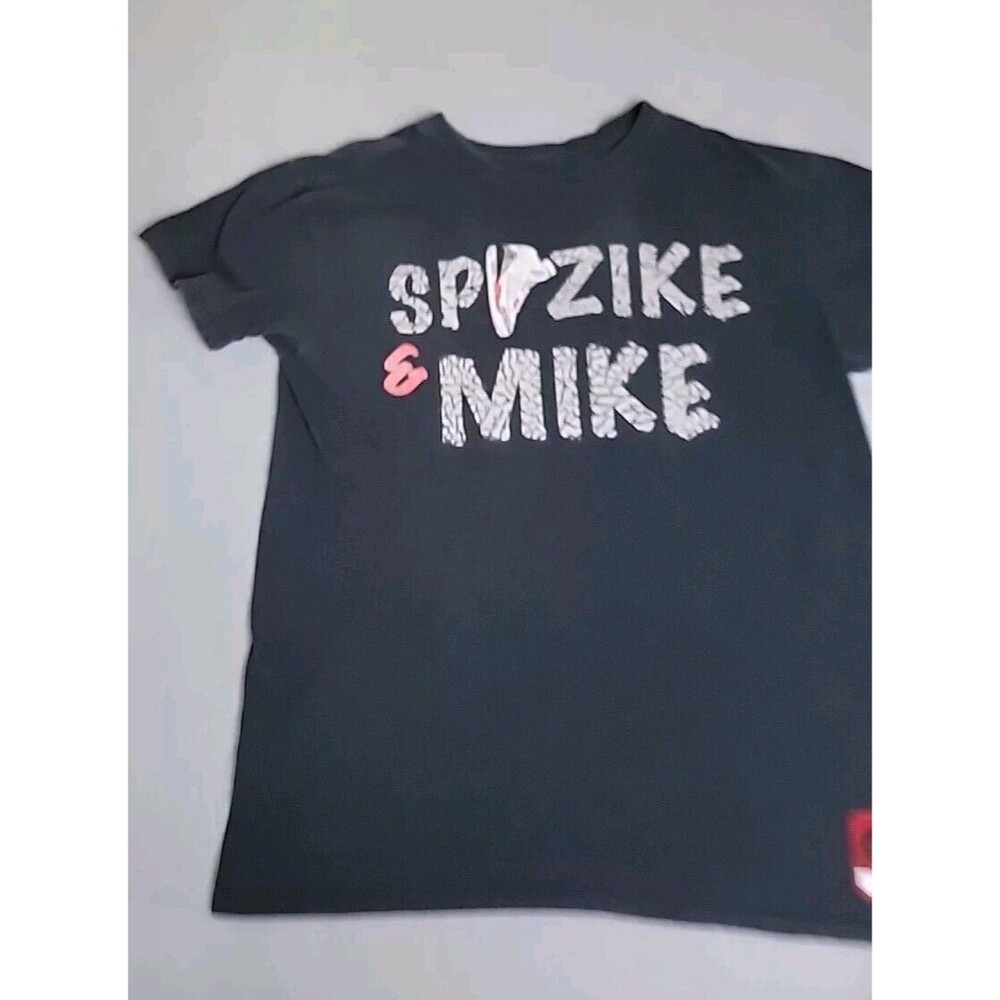 Jordan Spike Mike Shirt Mens XL Black Shoe Graphic Basketball Elephant Print‎ *
